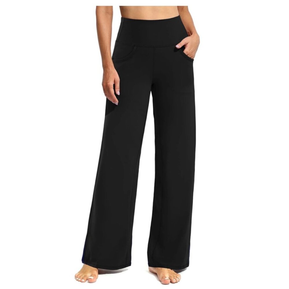 NWT Rosvigor Wide Leg Yoga Pants  - with Pockets!